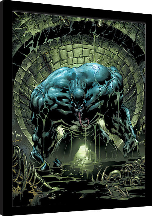 Venom - Sewer Dweller Gerahmte Poster, Bilder, 34.3 × 44.5 cm