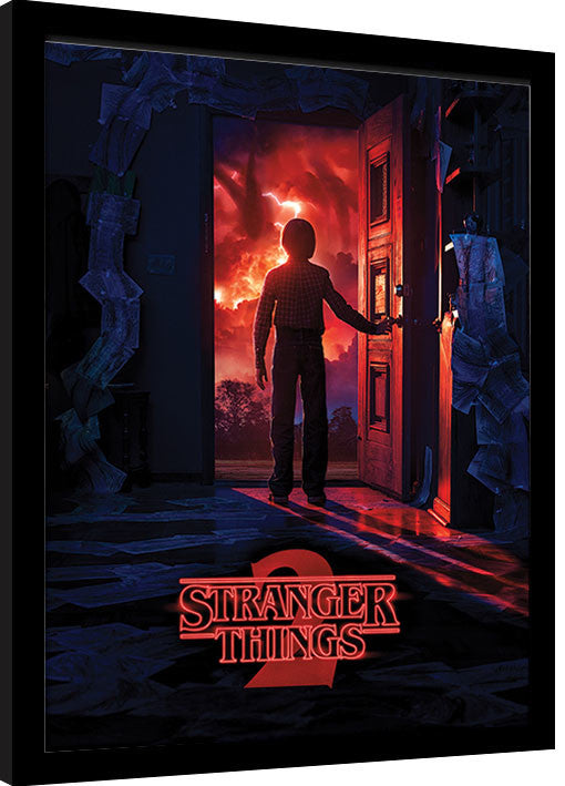 Stranger Things - Doorway Gerahmte Poster, Bilder, 34.3 × 44.5 cm