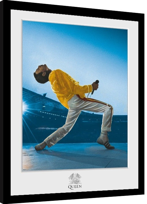 Queen - Wembley Gerahmte Poster, Bilder, 30 × 40 cm