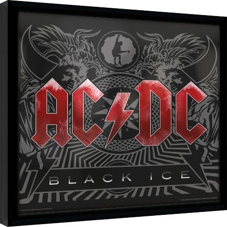 AC/DC - Black Ice Gerahmte Poster, Bilder, 31.5 × 31.5 cm