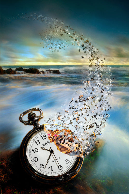 Leinwand Poster, Bilder The Vanishing Time, Sandy Wijaya, 60 × 90 cm