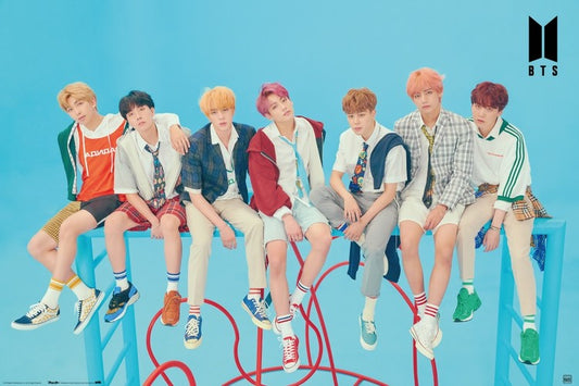 BTS - Blue Poster, Plakat, 91.5 × 61 cm