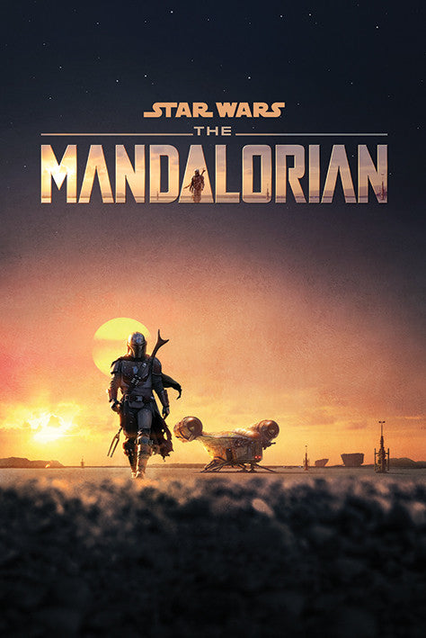 Star Wars: The Mandalorian - Dusk Poster, Plakat, 61 × 91.5 cm