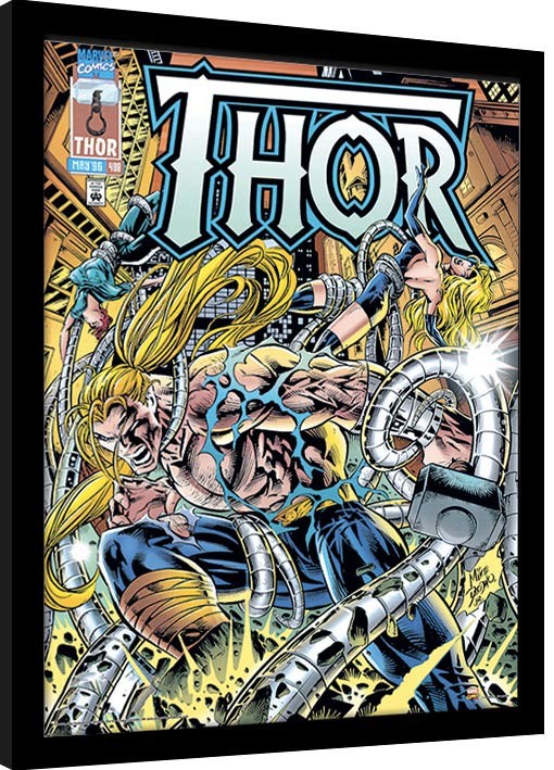 Marvel Comics - Thor Tentacles Gerahmte Poster, Bilder, 34.3 × 44.5 cm