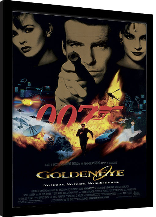 JAMES BOND 007 - Goldeneye Gerahmte Poster, Bilder, 34.3 × 44.5 cm