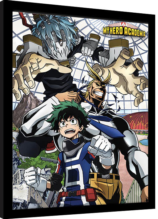 My Hero Academia - An Enemy Threat Gerahmte Poster, Bilder, 34.3 × 44.5 cm