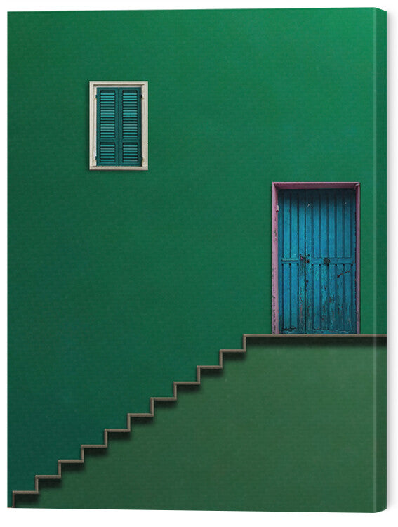 Leinwand Poster, Bilder Blue Door, Alfonso Novillo, 45 × 60 cm