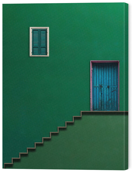 Leinwand Poster, Bilder Blue Door, Alfonso Novillo, 45 × 60 cm