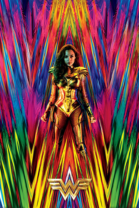 Wonder Woman 1984 - Neon Static Poster, Plakat, 61 × 91.5 cm, Wonder Woman 1984 - Neon Static cm