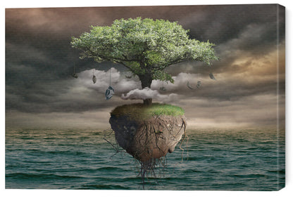 Leinwand Poster, Bilder Flying tree, Radoslav Penchev, 70 × 50 cm