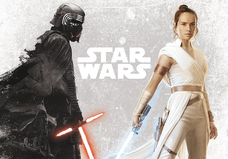 Star Wars - Kylo & Rey Poster, Plakat, 91.5 × 61 cm