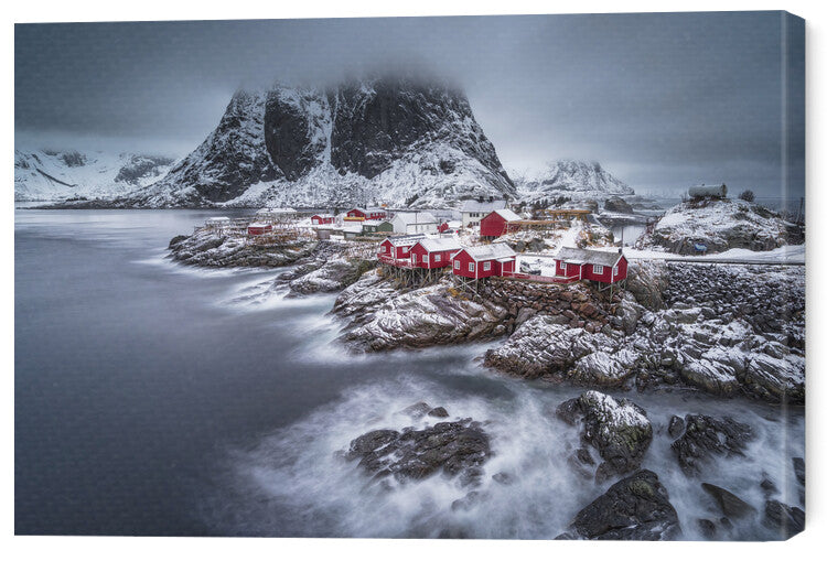 Leinwand Poster, Bilder winter Lofoten islands, Andy Chan, 60 × 40 cm