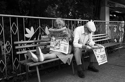 Leinwand Poster, Bilder Philemon and Baucis (from the series "Boy meets girl"), Dieter Matthes, 90 × 60 cm