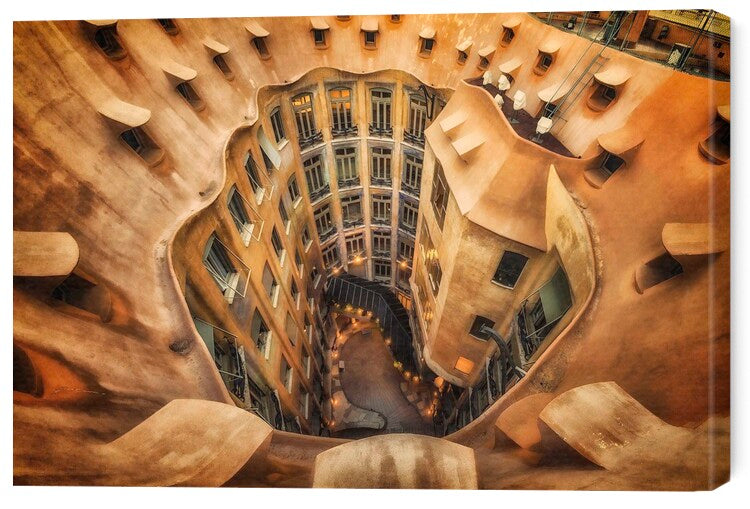 Leinwand Poster, Bilder Casa MilA La Pedrera  Barcelona., Massimo Cuomo, 70 × 50 cm