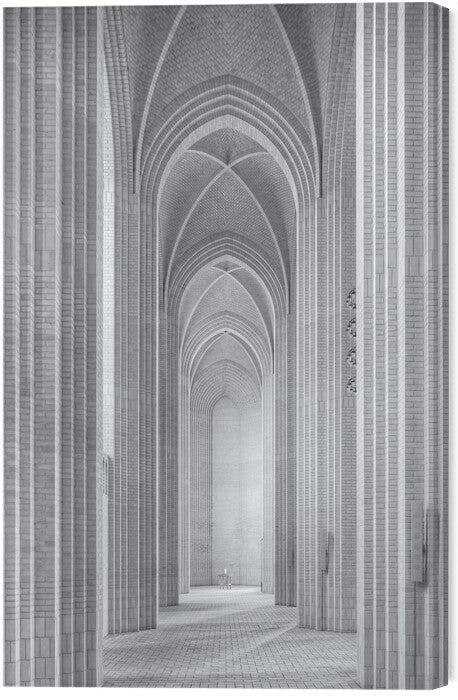 Leinwand Poster, Bilder Grundtvigs Kirke, Martin Fleckenstein, 40 × 60 cm