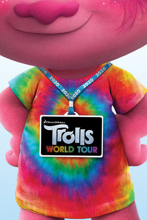 Trolls World Tour - Backstage Pass Poster, Plakat, 61 × 91.5 cm