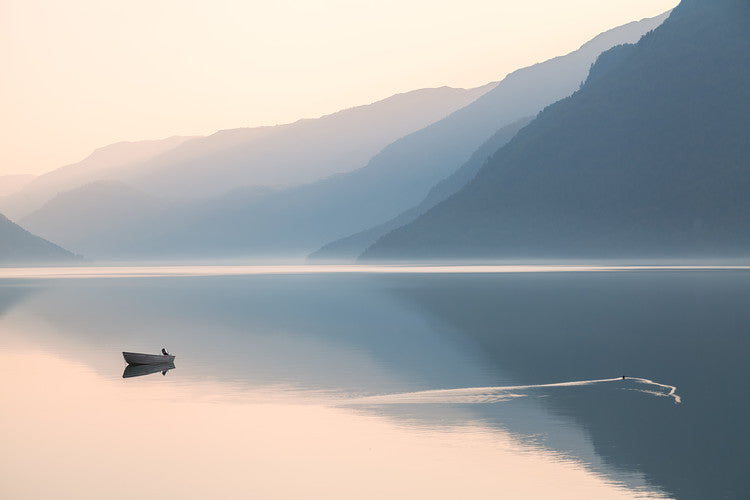 Leinwand Poster, Bilder Still Evening, Gustav Davidsson, 90 × 60 cm
