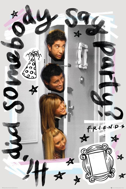 Friends - Party Poster, Plakat, 61 × 91.5 cm