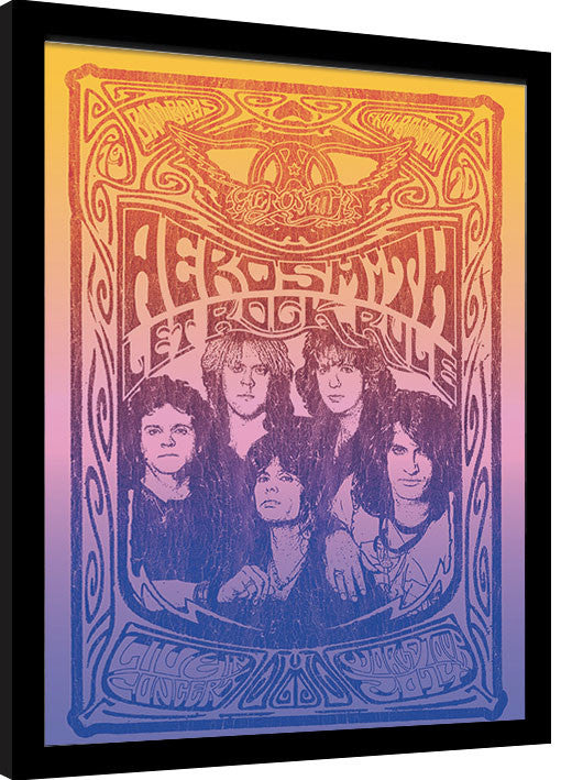 Aerosmith - Let Rock Rule Gerahmte Poster, Bilder, 34.3 × 44.5 cm