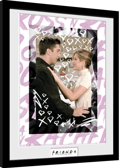 Friends - Ross and Rachel Gerahmte Poster, Bilder, 34 × 44.2 cm