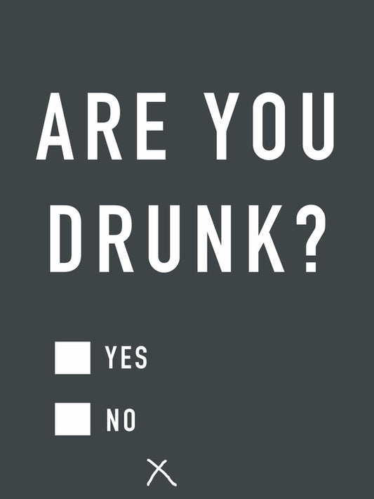 Leinwand Poster, Bilder Are you drunk, Finlay & Noa, 60 × 80 cm