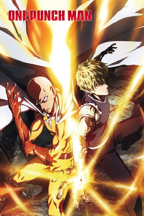One Punch Man - Saitama & Genos Poster, Plakat, 61 × 91.5 cm