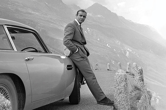 James Bond - Connery & Aston Martin Poster, Plakat, 91.5 × 61 cm