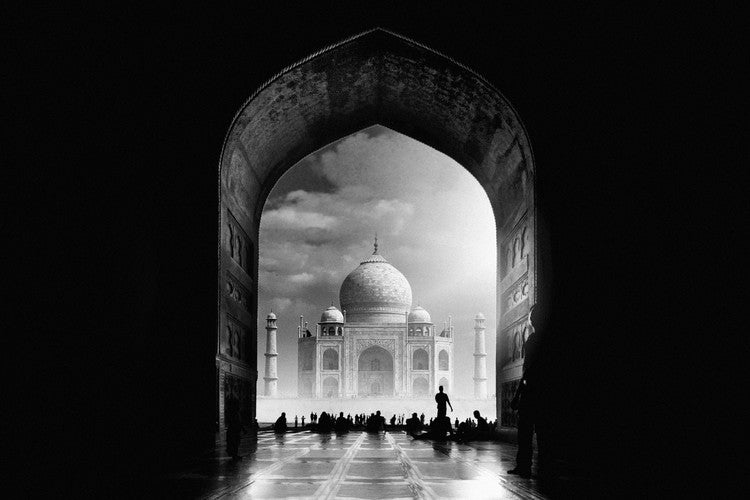 Leinwand Poster, Bilder Taj Mahal, Hussain buhligaha, 90 × 60 cm