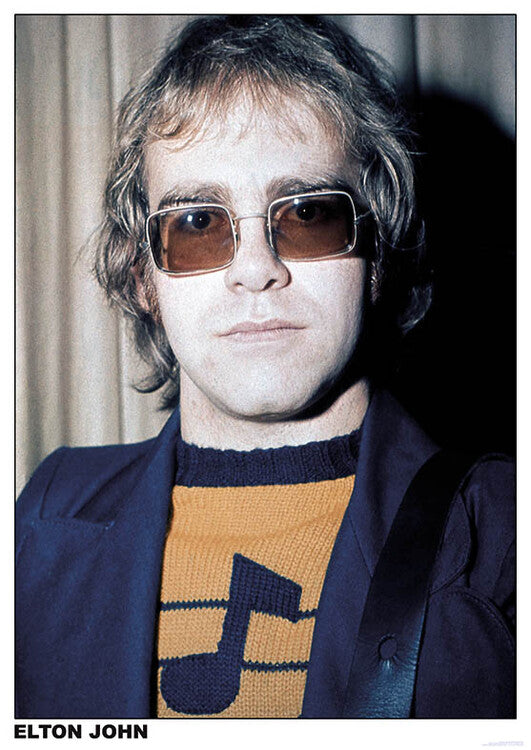 Elton John - London Poster, Plakat, 59.4 × 84.1 cm