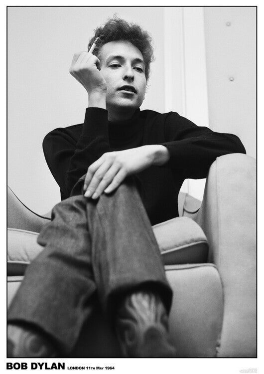 Bob Dylan - London 1964 Poster, Plakat, 59.4 × 84.1 cm