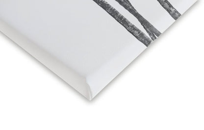 Leinwand Poster, Bilder Lovely Palm Trees | monochrome, Melanie Viola, 40 × 60 cm