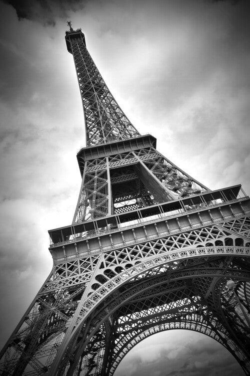 Leinwand Poster, Bilder Eiffel Tower DYNAMIC, Melanie Viola, 60 × 90 cm