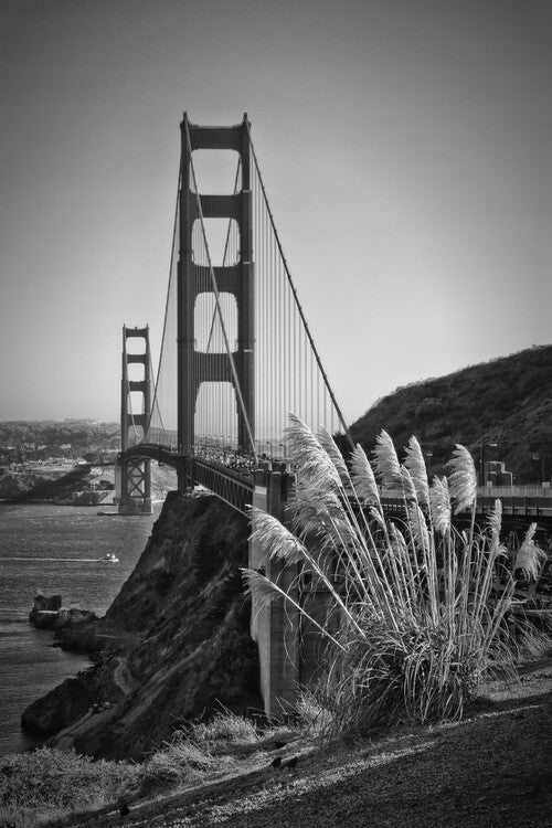 Leinwand Poster, Bilder San Francisco Golden Gate Bridge, Melanie Viola, 60 × 90 cm