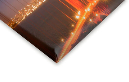 Leinwand Poster, Bilder Evening Cityscape of Golden Gate Bridge, Melanie Viola, 60 × 40 cm