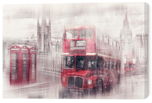 Leinwand Poster, Bilder City Art LONDON Westminster Collage, Melanie Viola, 60 × 40 cm