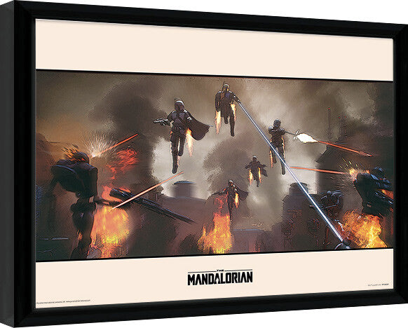 Star Wars: The Mandalorian - Assemble Gerahmte Poster, Bilder, 40 × 30 cm