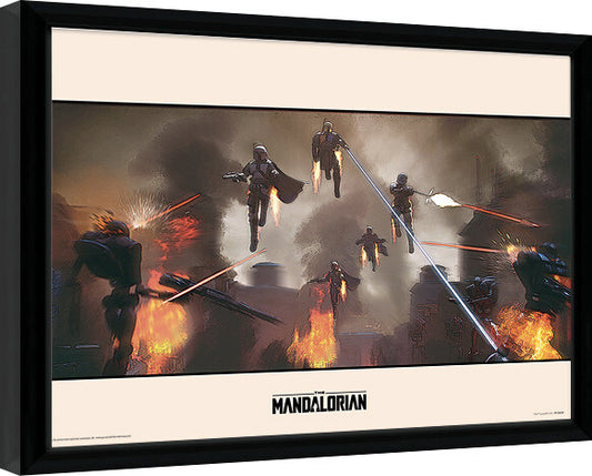 Star Wars: The Mandalorian - Assemble Gerahmte Poster, Bilder, 40 × 30 cm