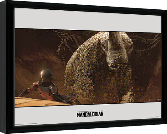 Star Wars: The Mandalorian - Rescue Gerahmte Poster, Bilder, 44.5 × 34.3 cm