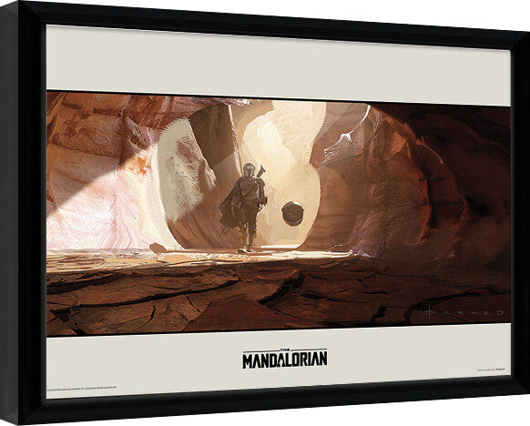 Star Wars: The Mandalorian - Journey Gerahmte Poster, Bilder, 40 × 30 cm