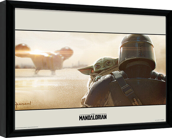 Star Wars: The Mandalorian - Shoulder Gerahmte Poster, Bilder, 40 × 30 cm