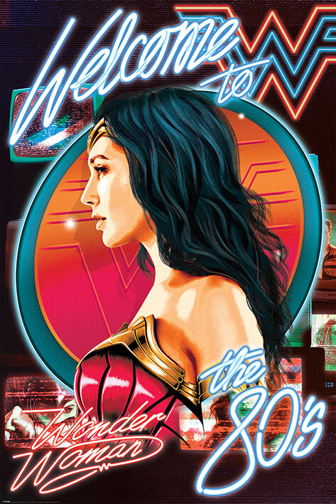 Wonder Woman 1984 - Welcome To The 80s Poster, Plakat, 61 × 91.5 cm
