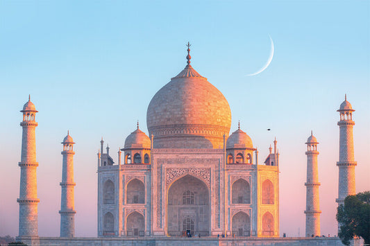 Taj Mahal - Sunset Poster, Plakat, 91.5 × 61 cm