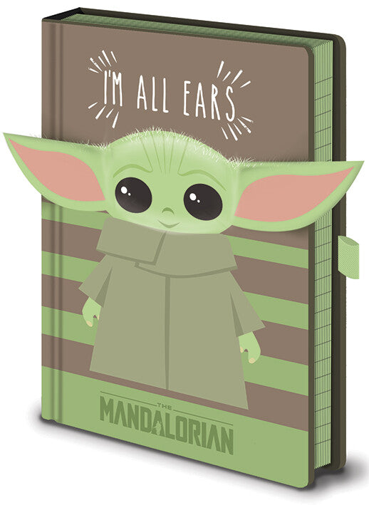 Notizbuch Star Wars: The Mandalorian - I‘m All Ears Green, A5