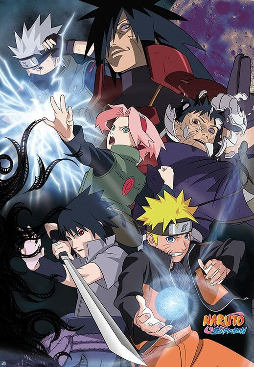 Naruto Shippuden - Group Ninja War Poster, Plakat, 61 × 91.5 cm