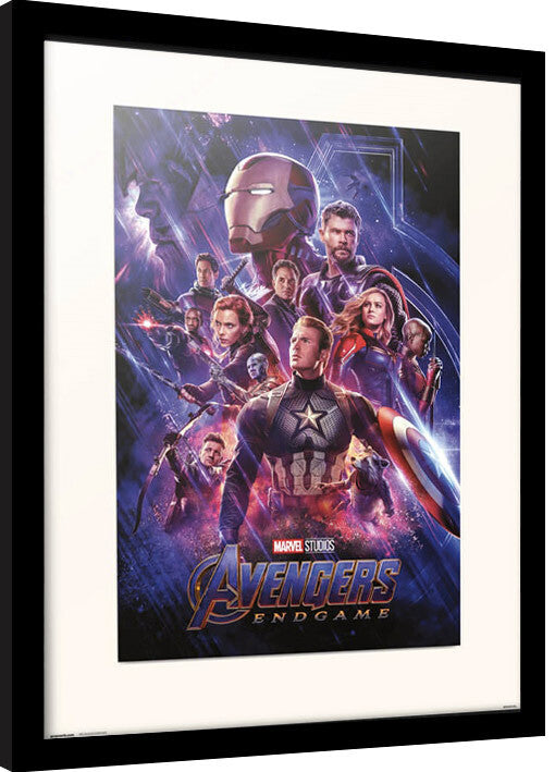 Avengers: Endgame - One Sheet Gerahmte Poster, Bilder, 34.5 × 44.3 cm