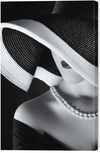 Leinwand Poster, Bilder La femme au chapeau, 40 × 60 cm