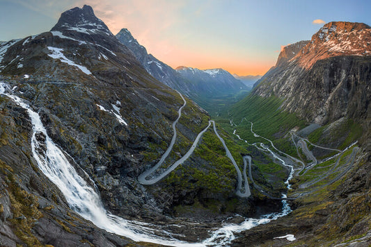 Leinwand Poster, Bilder Trollstigen, Christer Olsen, 90 × 60 cm
